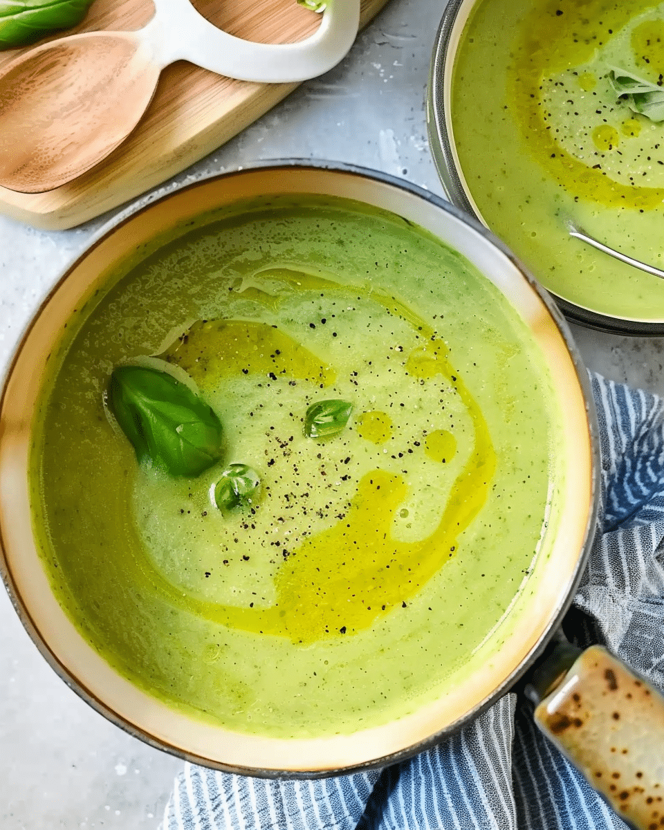 Easy Zucchini Soup Recipe Vegan