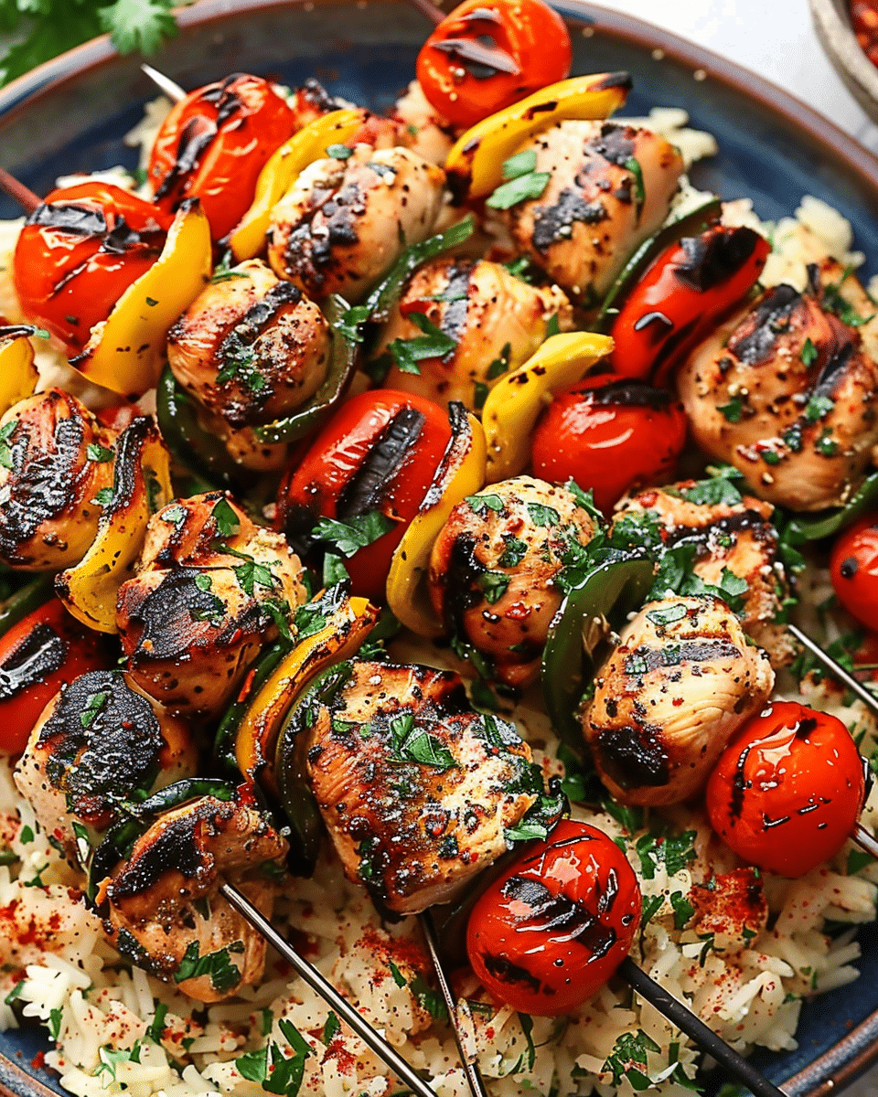 Greek Chicken Skewers
