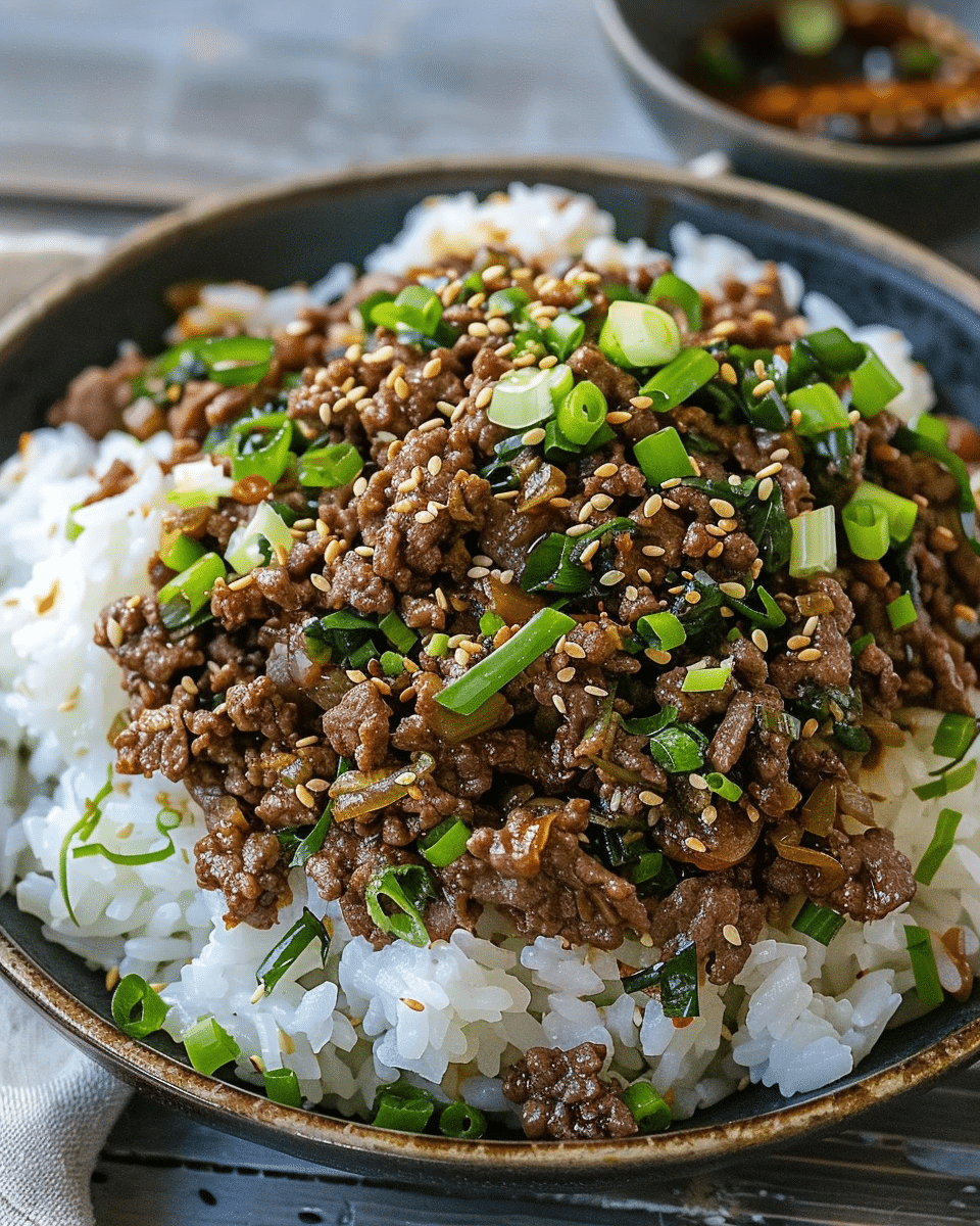 Ground Beef Bulgogi