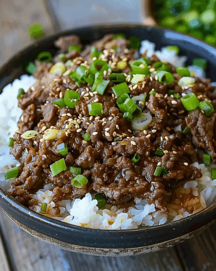 Ground Beef Bulgogi