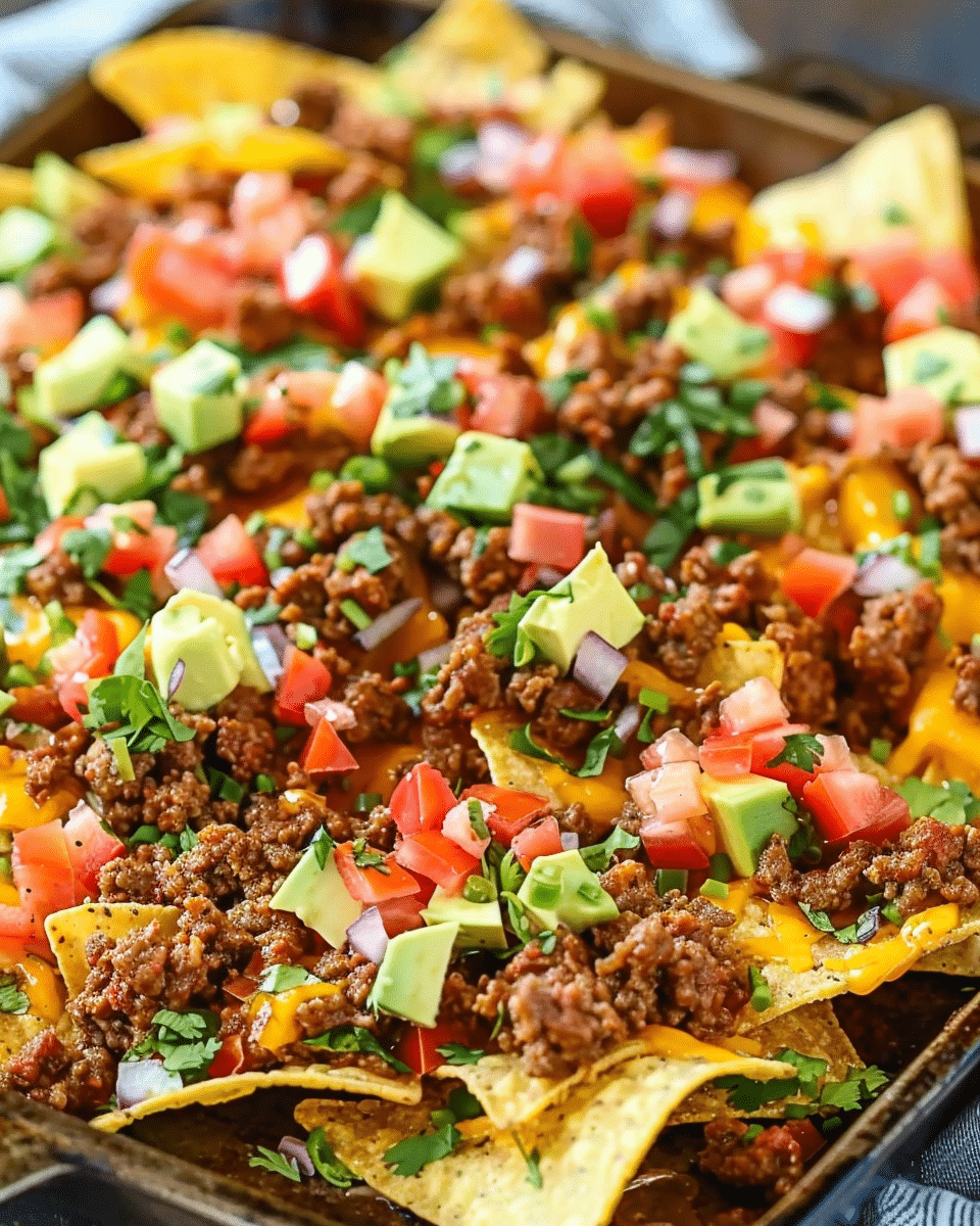 Ground Beef Nachos