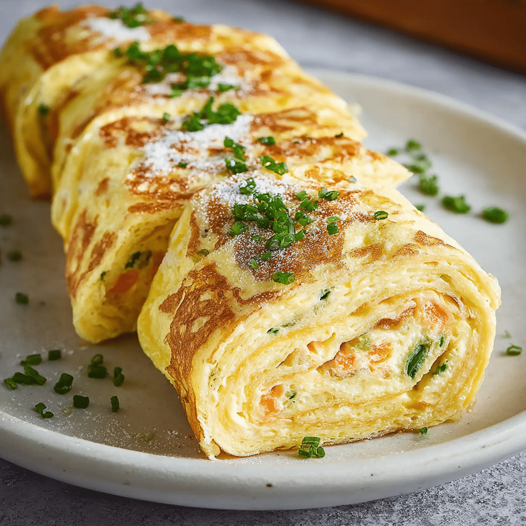 Gyeran Mari (Korean Rolled Omelette)