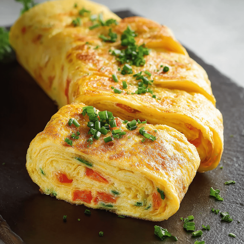 Gyeran Mari (Korean Rolled Omelette)