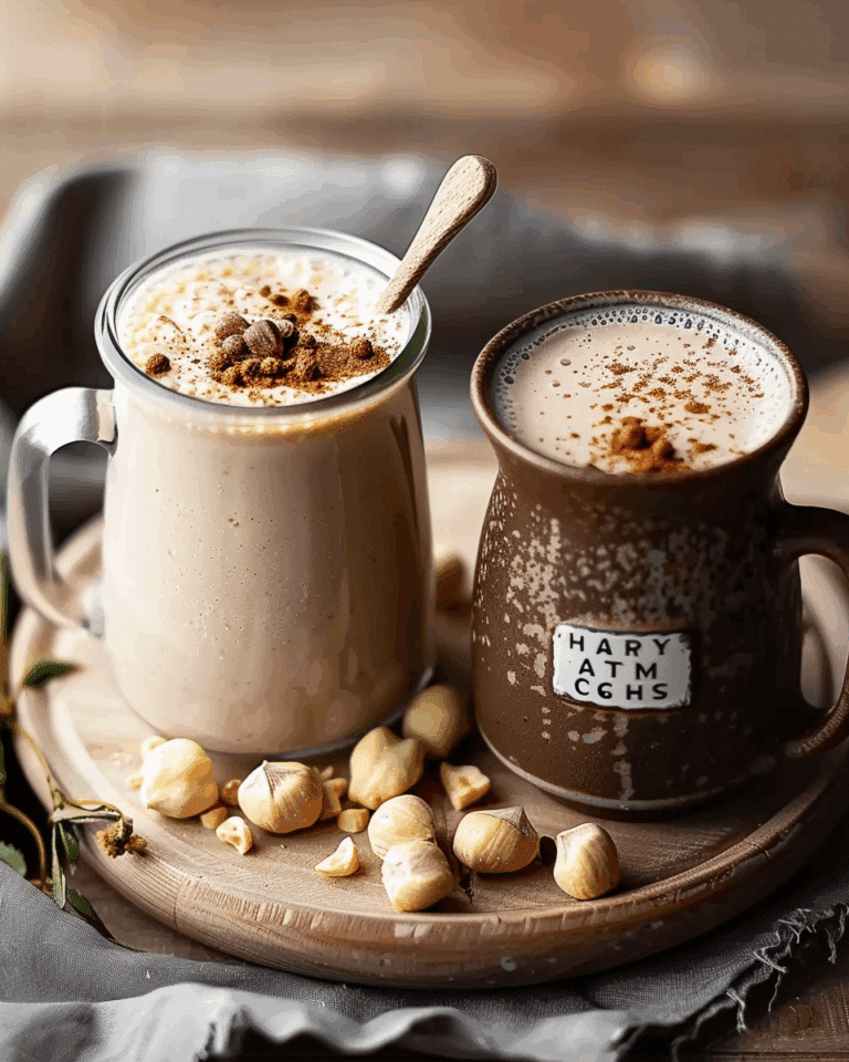 Homemade Hazelnut Milk (Roasted & Chocolate)