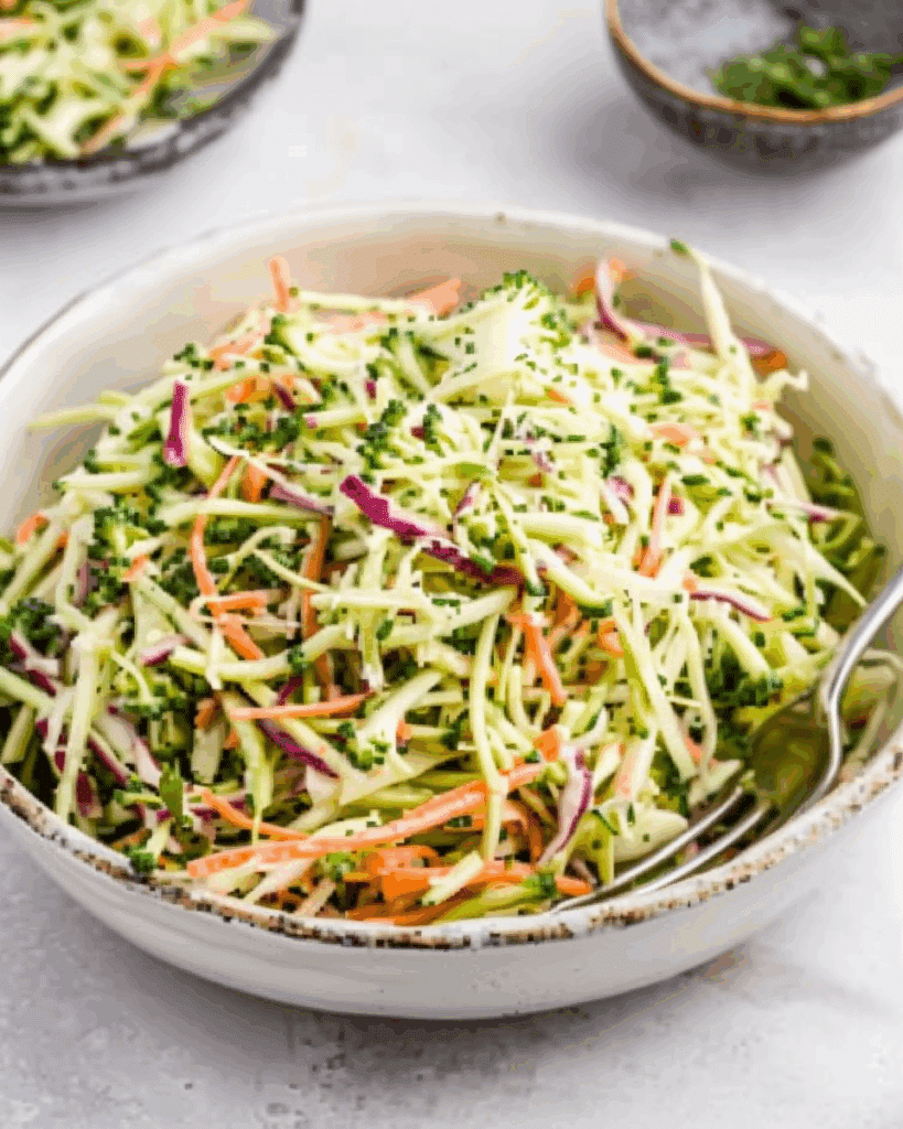 Healthy Broccoli Slaw Salad Recipe