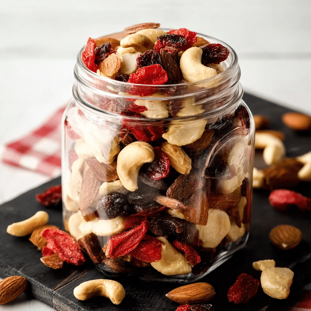 Dark Chocolate Trail Mix {Heart Healthy}