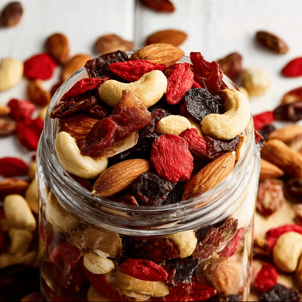 Dark Chocolate Trail Mix {Heart Healthy}
