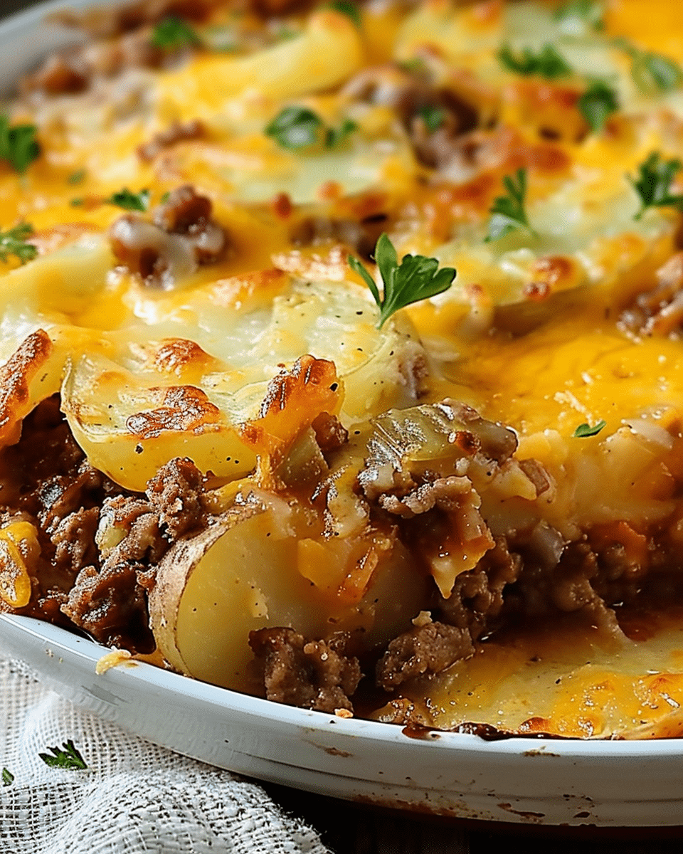 Hobo Casserole with Ground Beef & Potatoes – Quick & Delicious!
