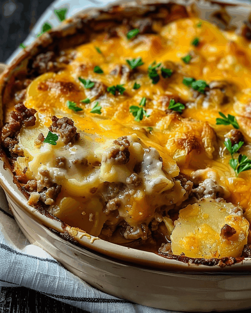 Hobo Casserole with Ground Beef & Potatoes – Quick & Delicious!