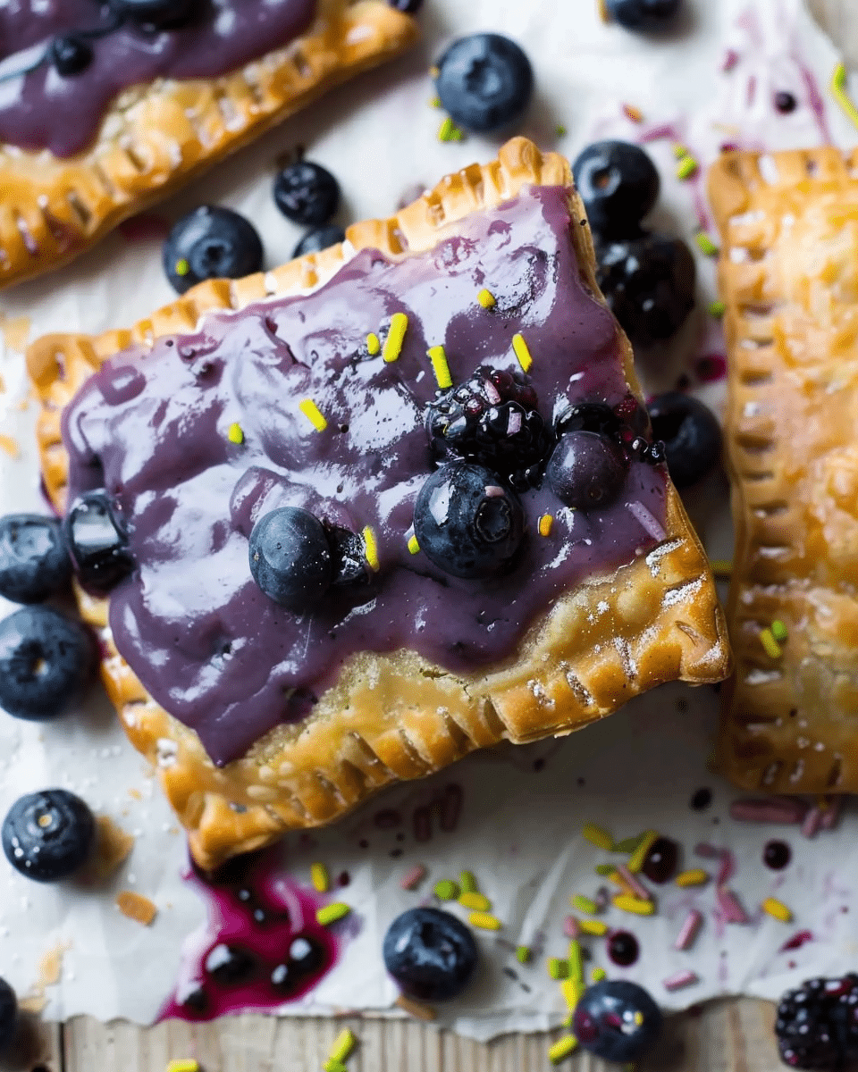 Homemade Blueberry Vegan Pop Tarts