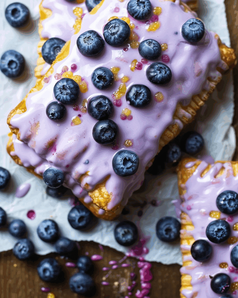Homemade Blueberry Vegan Pop Tarts