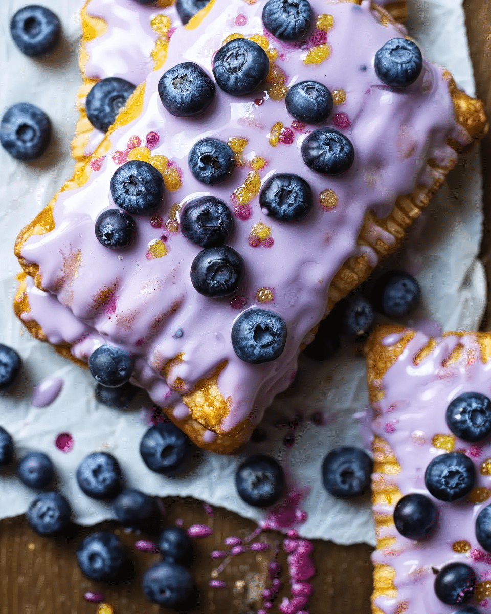 Homemade Blueberry Vegan Pop Tarts
