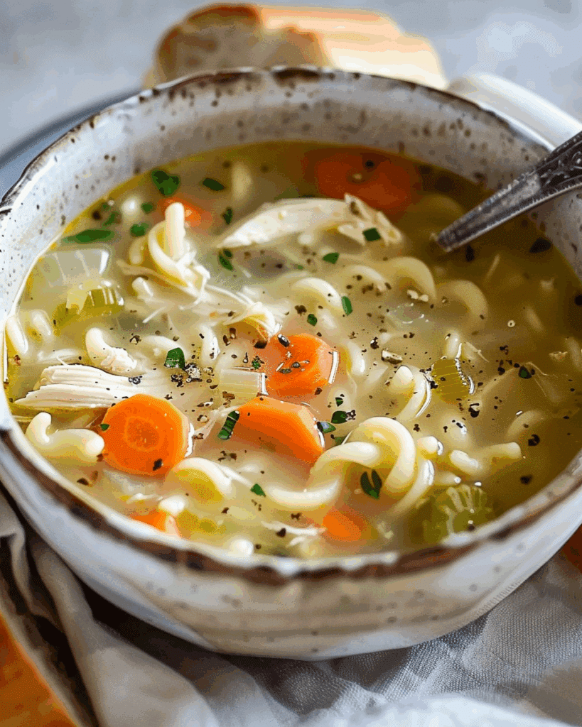 Chicken Carcass Soup (Homemade Recipe)