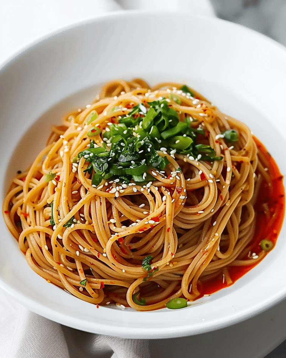 Easy Korean Sesame Noodles – Classic & Spicy