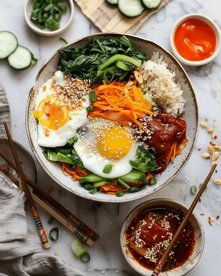 Korean Veggie Bibimbap Bowls
