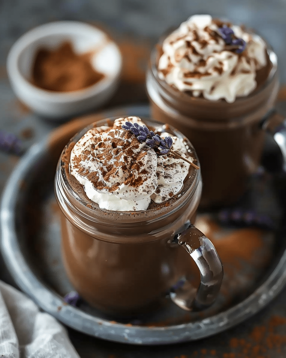 Lavender Mocha Hot Chocolate Recipe