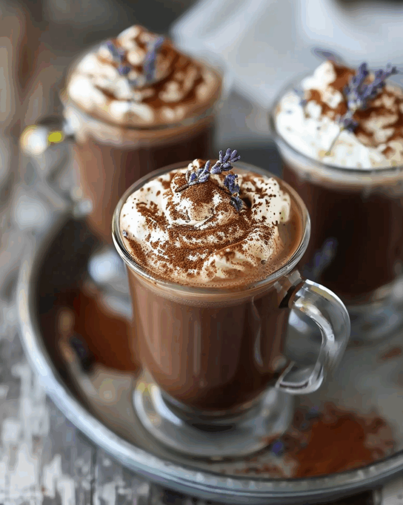 Lavender Mocha Hot Chocolate Recipe