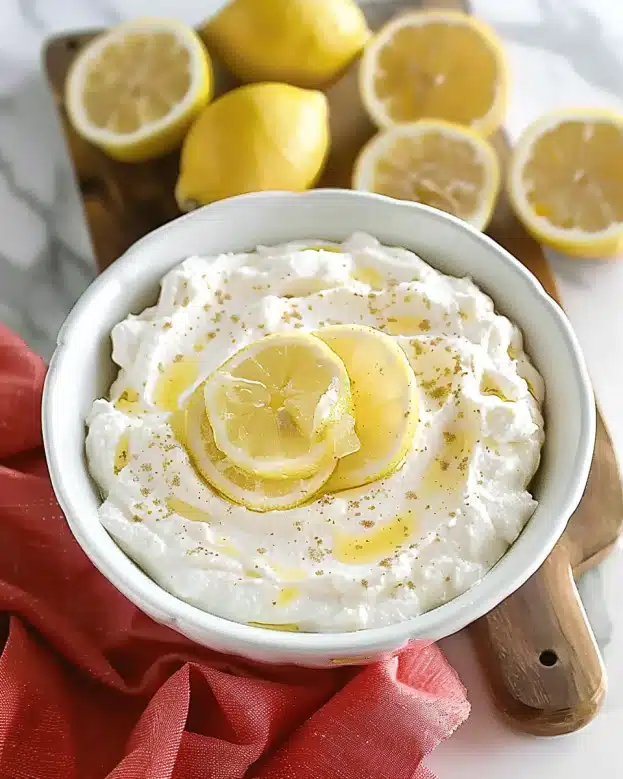 Easy Lemon Fruit Dip (3 Ingredient Recipe)