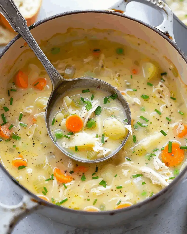 Light Chicken Potato Soup