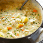 Light Chicken Potato Soup