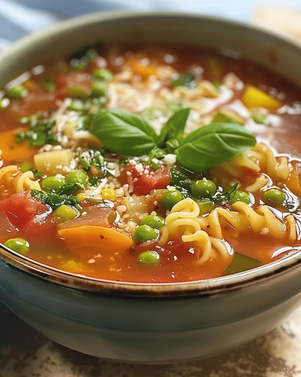 Homemade Minestrone Soup