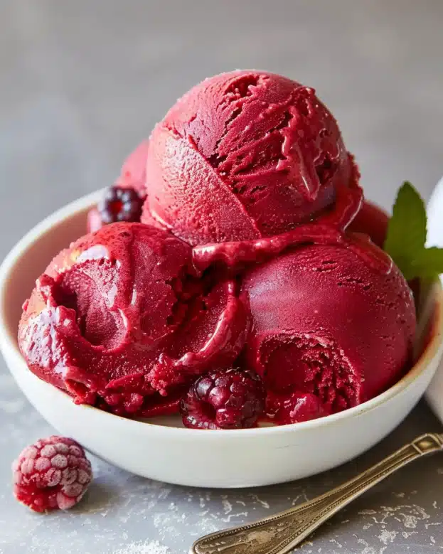 Ninja Creami Mixed Berry Sorbet