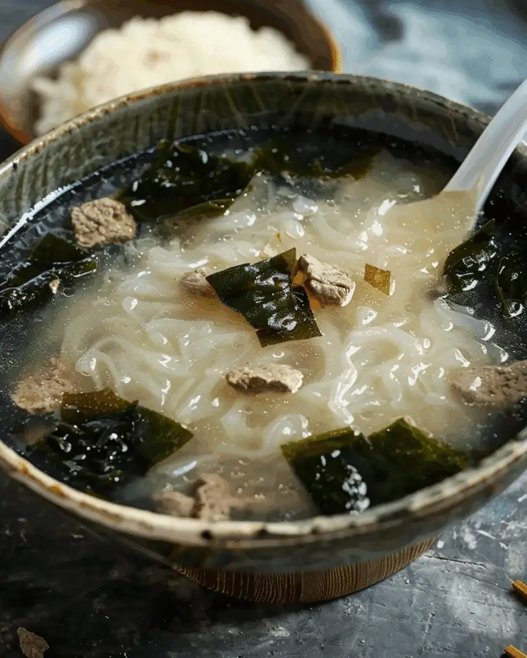 Miyeok Guk (Korean Seaweed Soup)