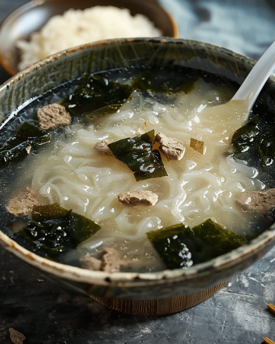 Miyeok Guk (Korean Seaweed Soup)