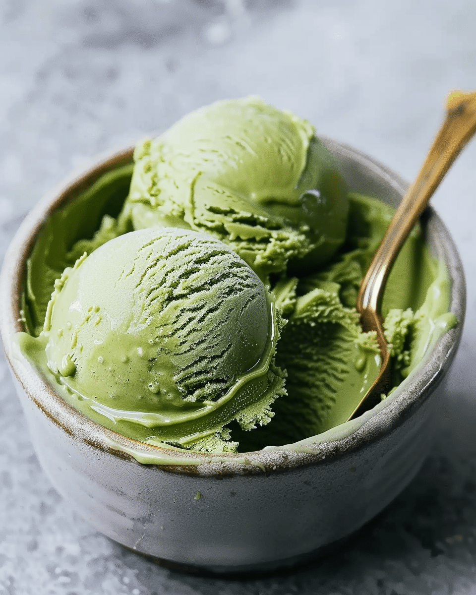 Ninja Creami Matcha Ice Cream (Protein Recipe)