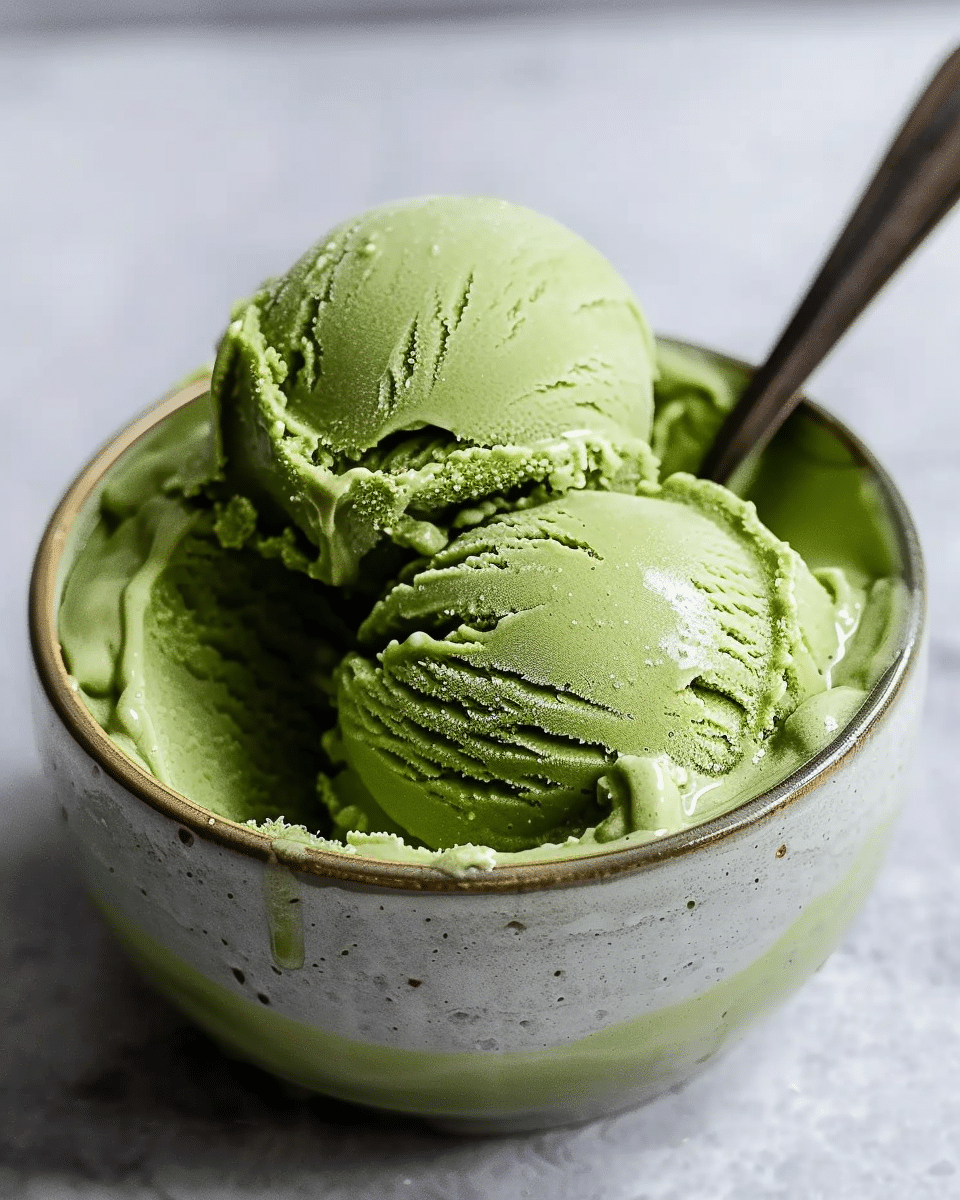 Ninja Creami Matcha Ice Cream (Protein Recipe)
