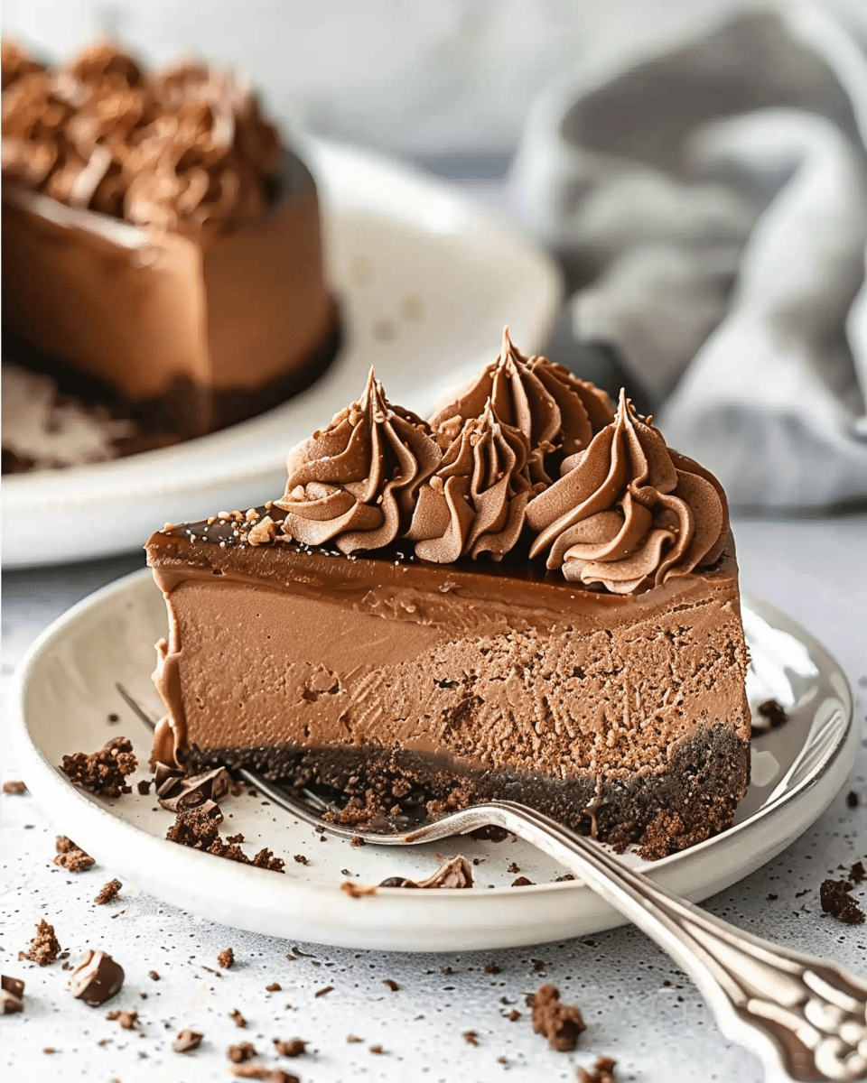 No Bake Nutella Cheesecake