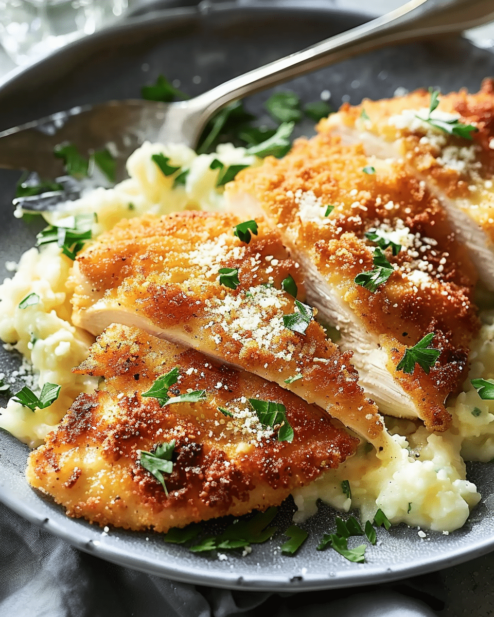 Crispy Parmesan Chicken Breast Recipe