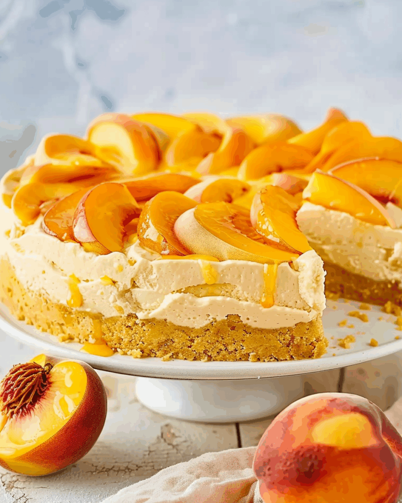Peach Cheesecake