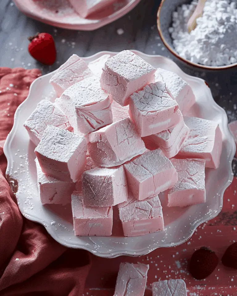 Strawberry Pink Marshmallows