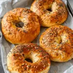 Air Fryer Protein Bagels