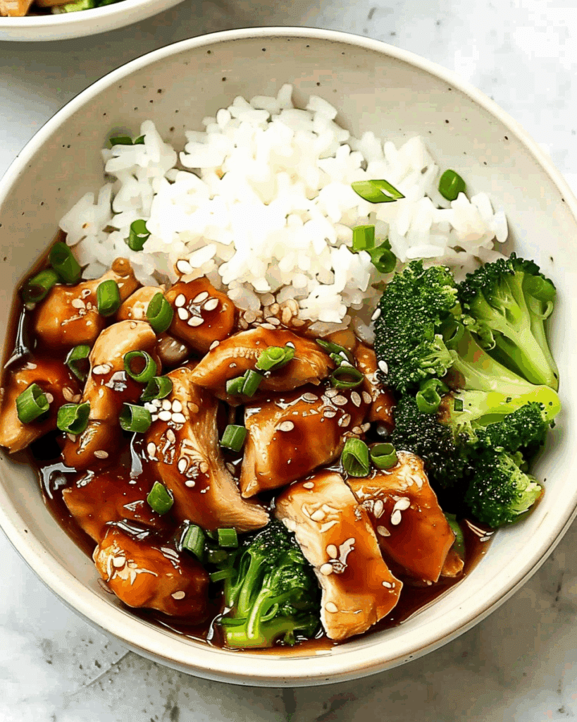 Quick Teriyaki Chicken Rice Bowls