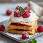 Raspberry Mille‑Feuille Cookies