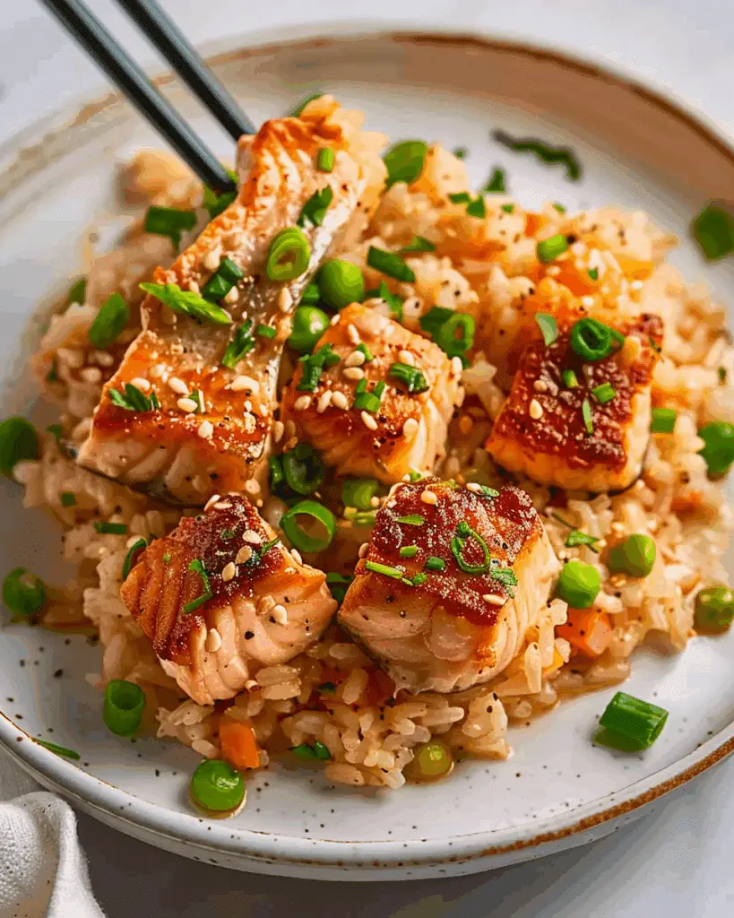 Salmon Crispy Rice | Kitchen Loving