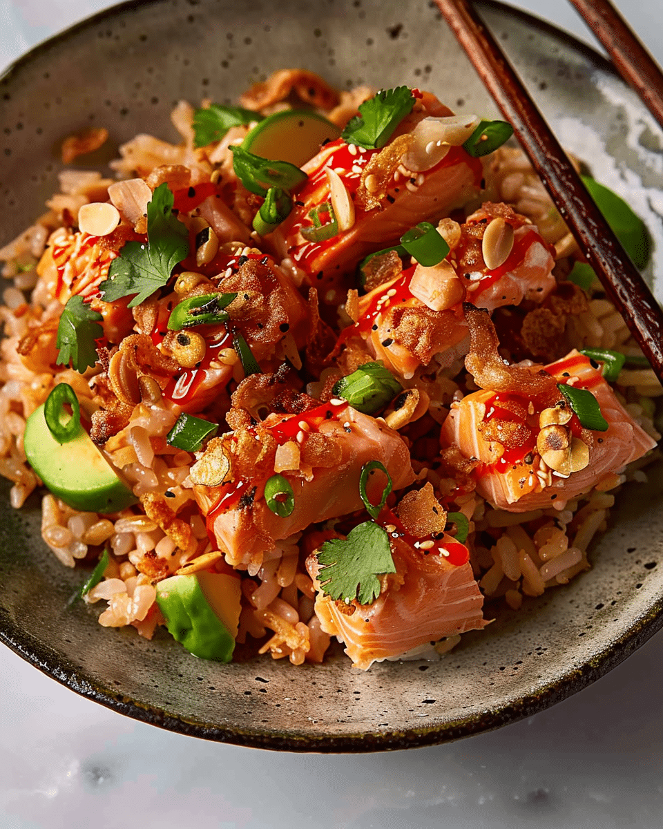 Salmon Crispy Rice