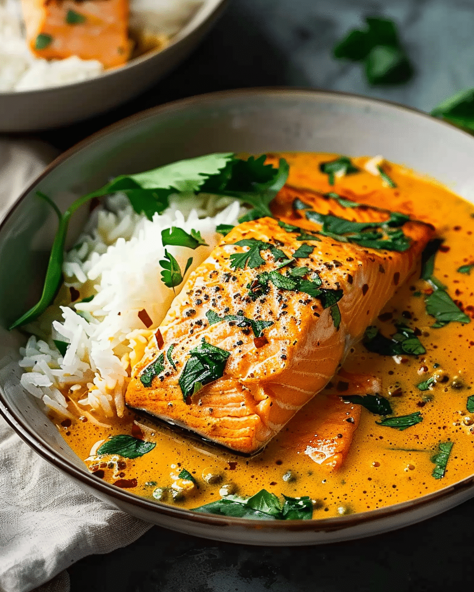 Creamy Coconut Salmon Curry