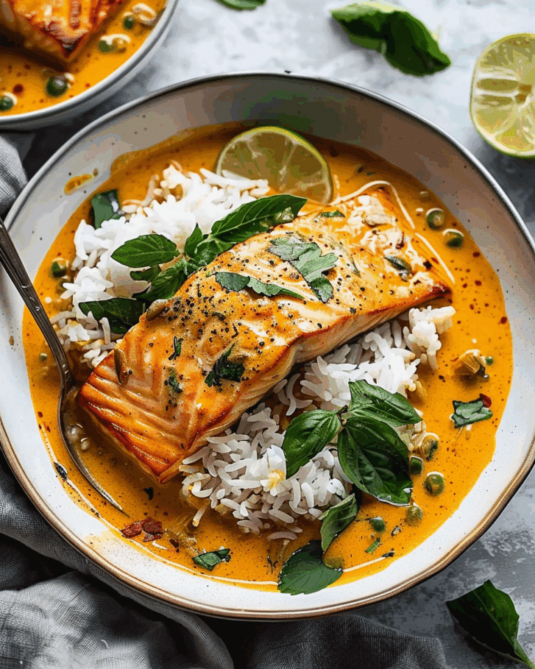 Creamy Coconut Salmon Curry