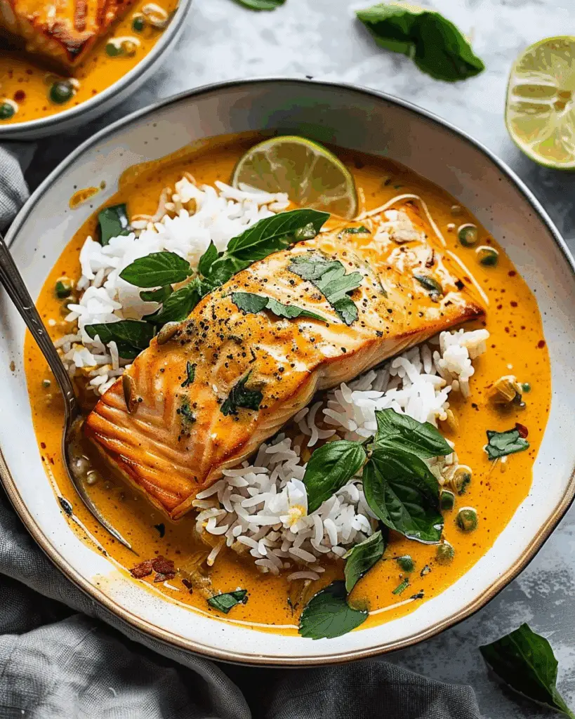 Creamy Coconut Salmon Curry