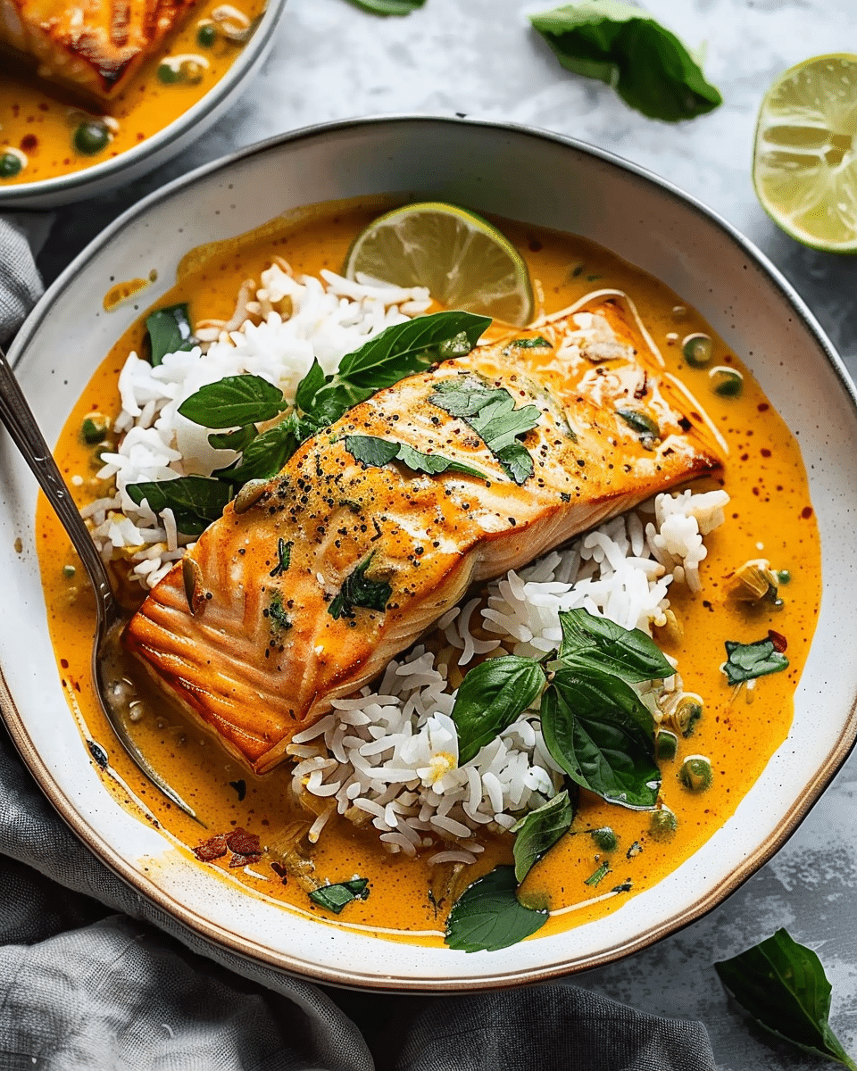 Creamy Coconut Salmon Curry