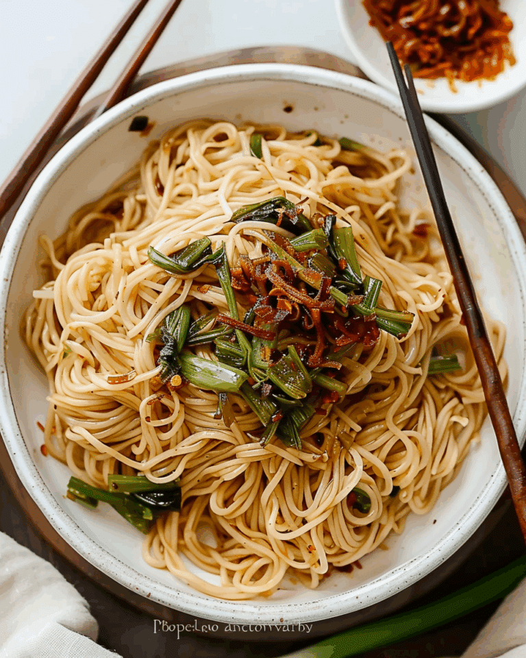 Scallion Oil Noodles