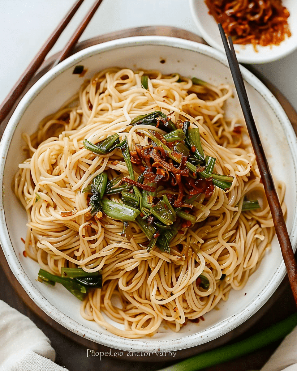 Scallion Oil Noodles