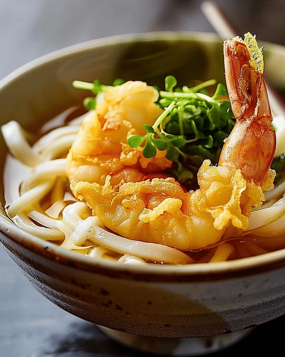Shrimp Tempura Udon Soup