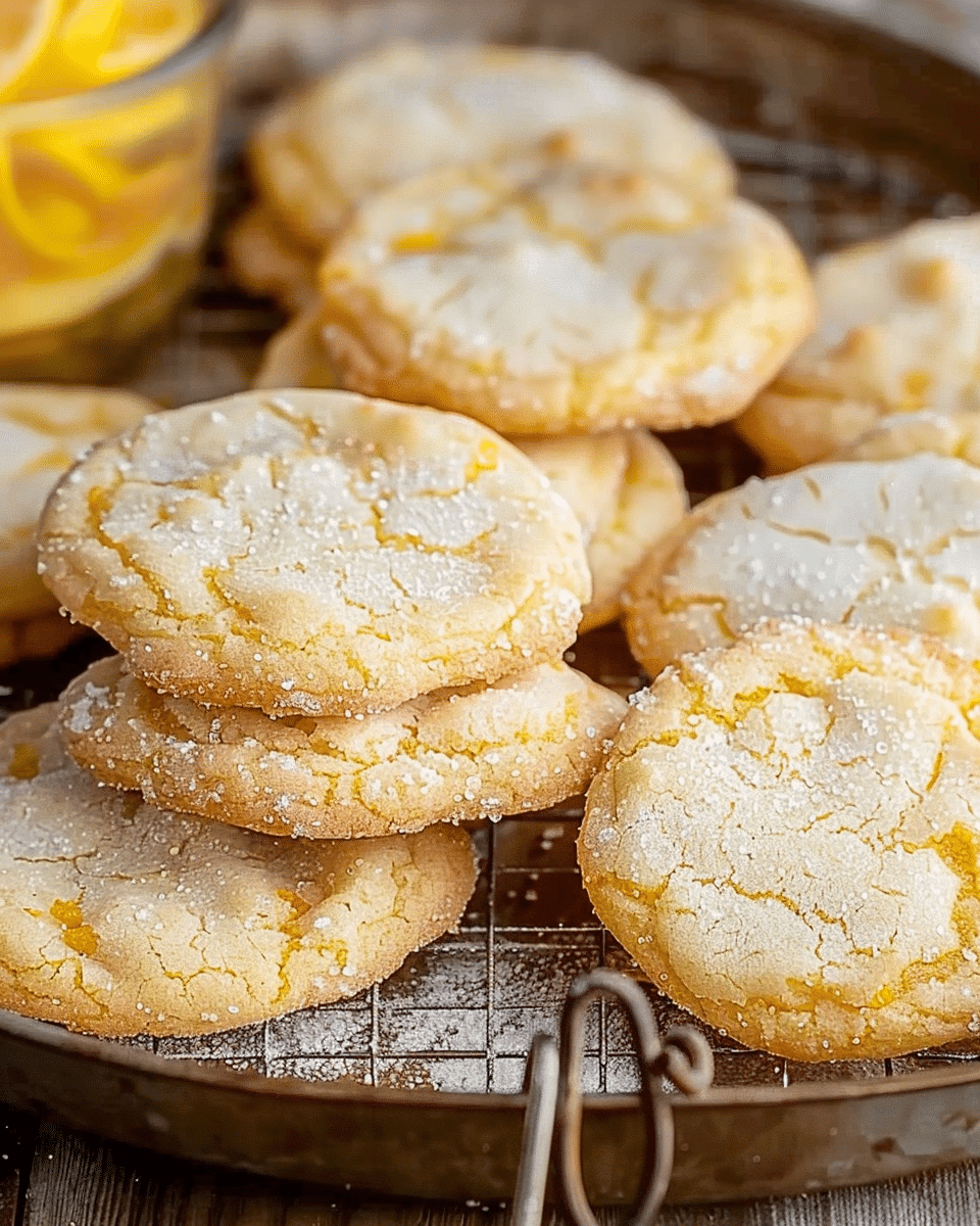Soft & Chewy Lemon Cookies