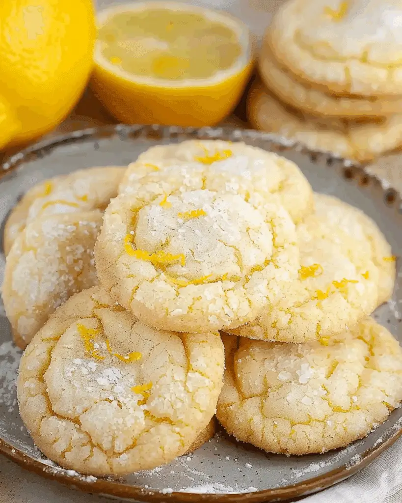 Soft & Chewy Lemon Cookies