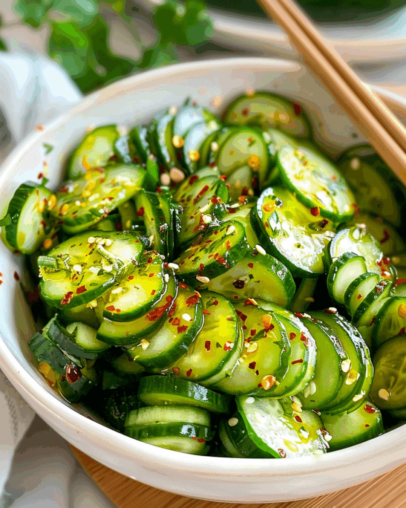 Spicy Asian Cucumber Salad