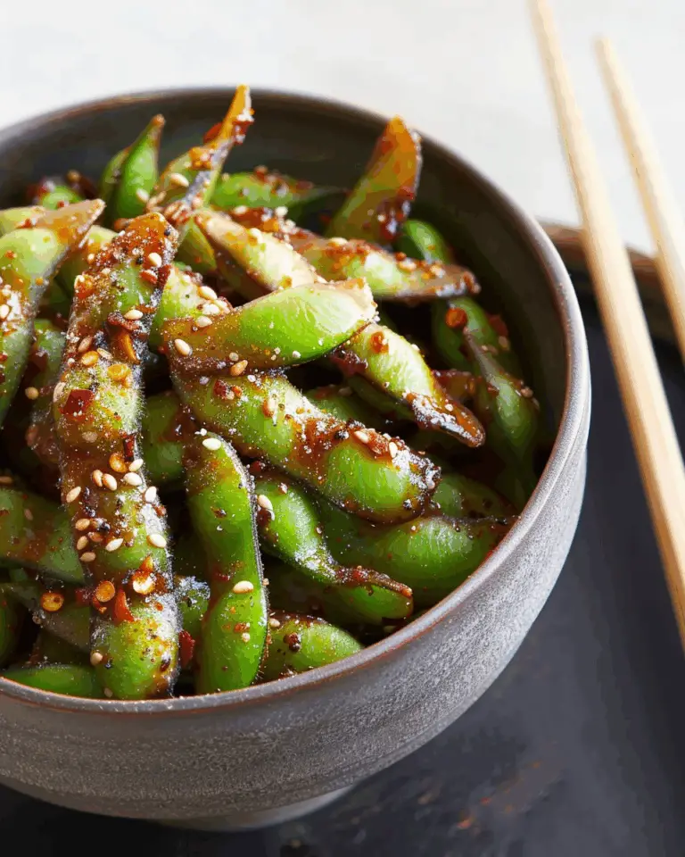 Spicy Miso Edamame